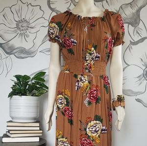 Plus Size Floral Dress